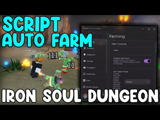 [🔥SEASON 3] Iron Soul: Dungeon OP Script Auto Farm & Kill Aura - Roblox 2026