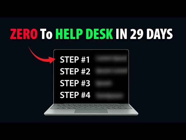 FASTEST Way To IT Help Desk Job WITHOUT Experience - GUARANTEED