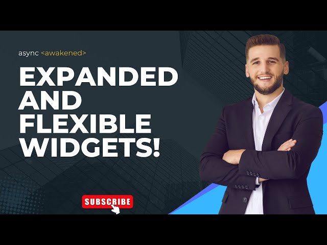 Flutter Expanded & Flexible Widgets Explained | Fix Row & Column Overflow 🚀