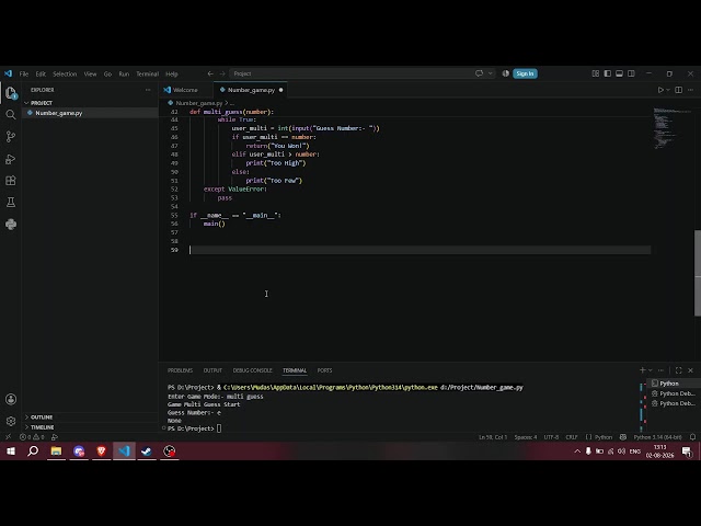 Code2complex | Python code practice | Learning Python for Ai ML