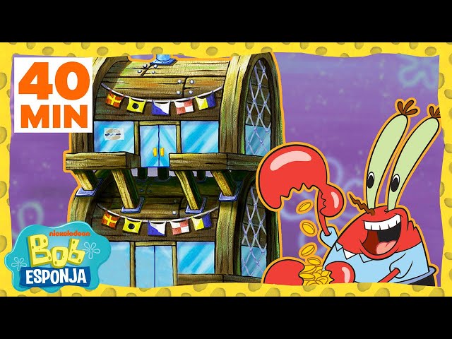 40 MIN de la remodelación del Crustáceo Cascarudo | Bob Esponja en Español