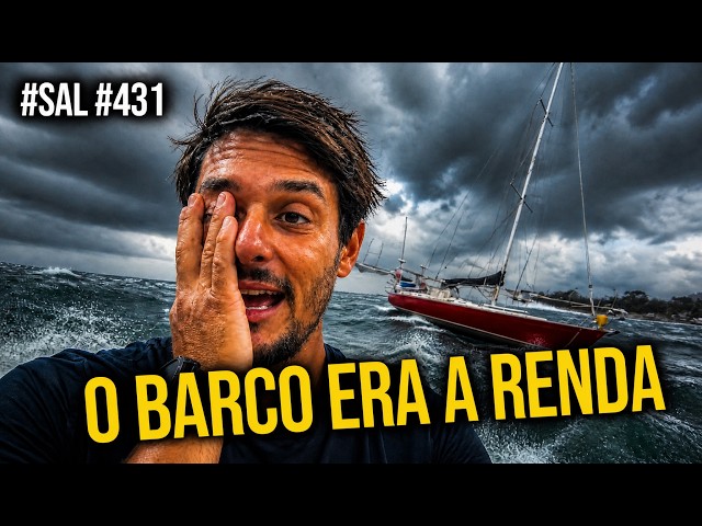 Ele nadou até o próprio veleiro encalhado no meio do temporal | #SAL #431