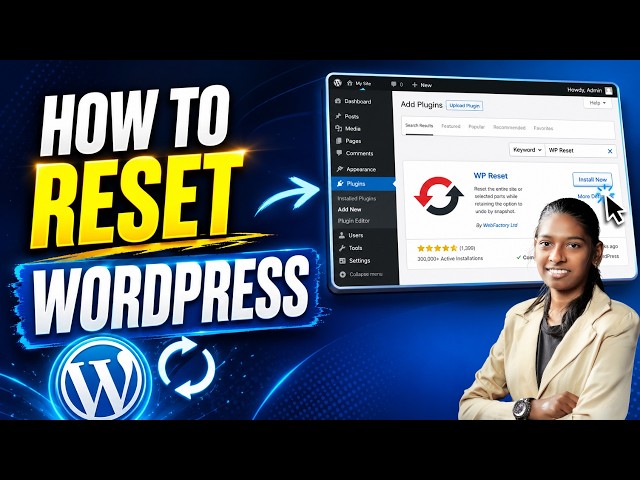 Reset WordPress Website🔥in 2 Minutes | Tamil 2026