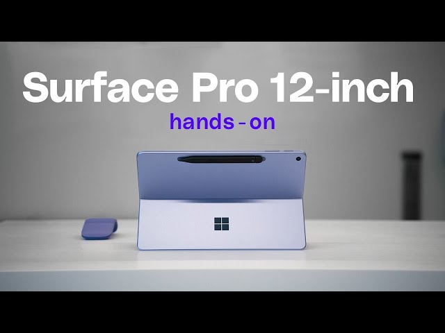 Surface Pro 12 hands-on: Microsoft's smaller, redesigned tablet