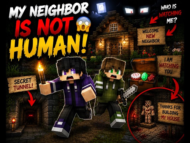 My New Minecraft Neighbor Is NOT Human... 😱