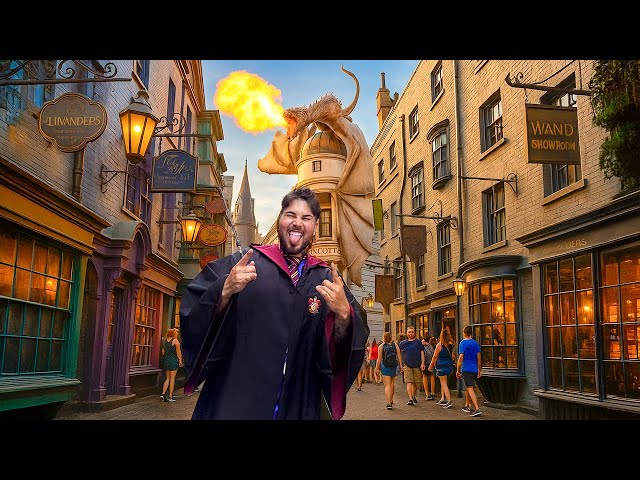 EU CHOREI QUANDO VI O PARQUE DO HARRY POTTER  PELA PRIMEIRA VEZ !! * primeira vez na Universal * 😭
