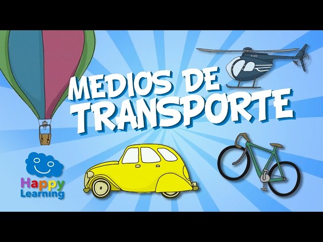 Means of Transport for Children | Learn Spanish