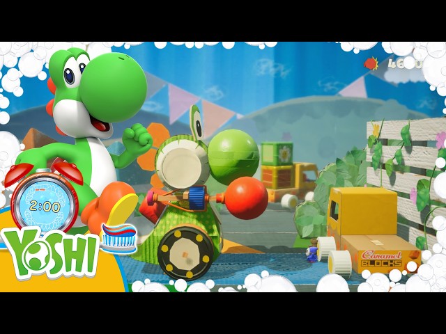 Yoshi Robot 2 Minute Toothbrush timer with Music