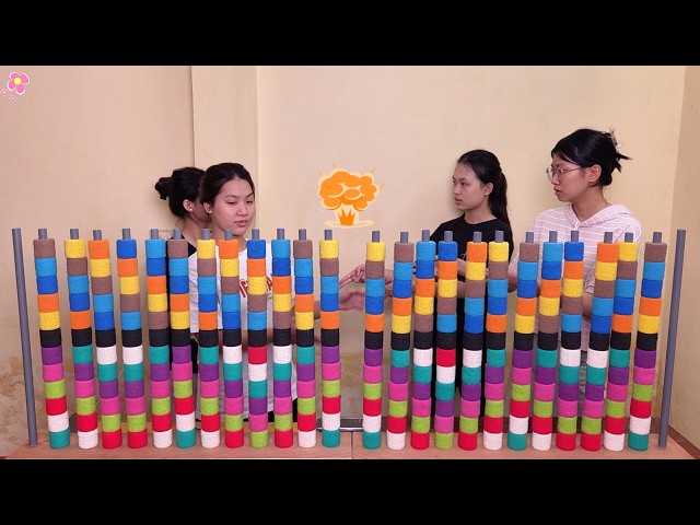 🏆 Best Team Wins! Color Ball Sorting 2 vs 2 🎧🌈