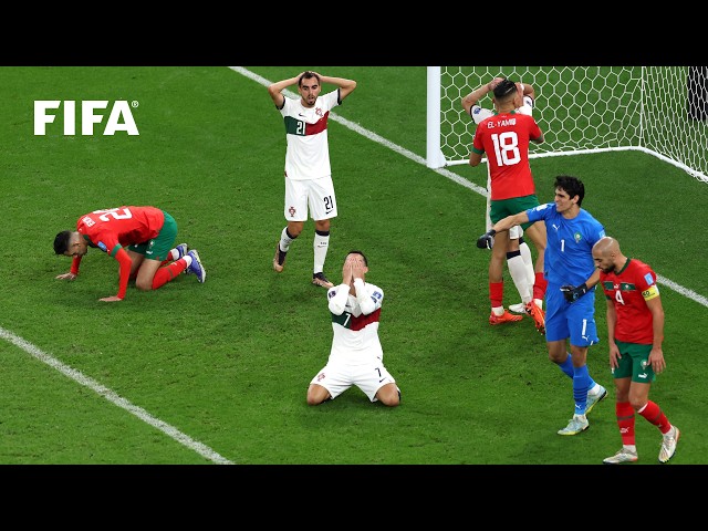 En-Nesyri Leaps Into History! |  Morocco vs Portugal |  2022 FIFA World Cup