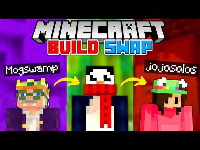 Minecraft Build Swap, but Colors are Random...