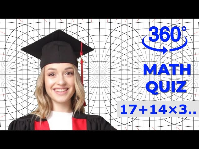 Math Quiz | Math Puzzles | 360°VR #17
