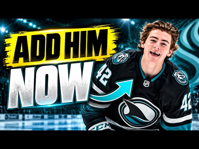 Add THESE Players  - Waiver Wire Week 2 - Fantasy Hockey 2026/27