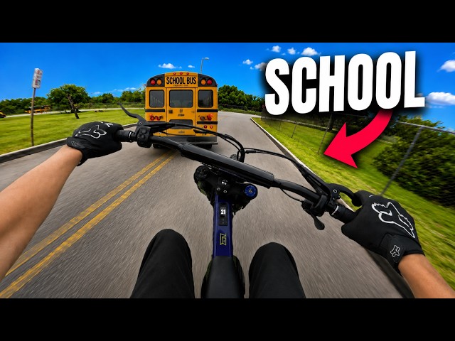 I Took My E-Bike to SCHOOL!