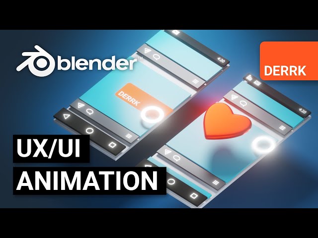 3D UX/UI Animation in Blender 2.8