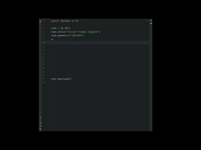 Organize Your Tkinter GUI with Frames (Python Beginner Tutorial)