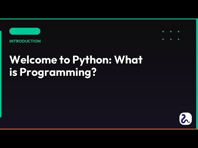 Python Programming Explained | What is Programming
