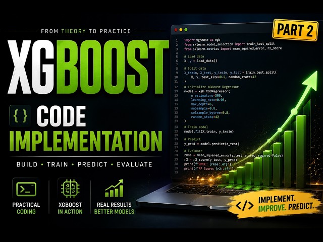 XGBoost Project in Python | Complete Implementation with EDA, Training & Evaluation | Part 2