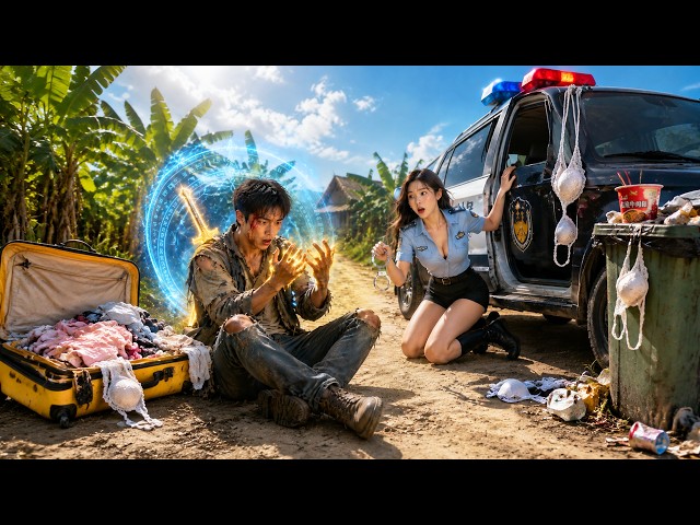 Poor man knocked by Sexy COP drivecar,All think die,unaware he's WarGod!next sec Fully revive!