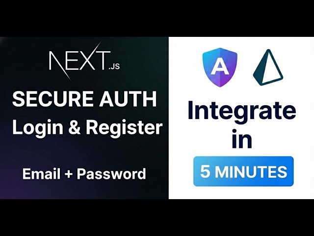 Next.js | Auth.js Login: Email & Password in 5 Minutes! ⚡️🔑  | Prisma ORM | Postgres SQL
