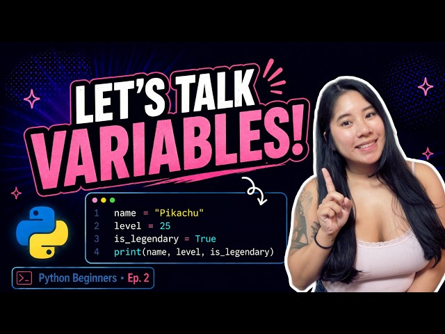Variables explicadas (con Pokémon) | Aprende Python para principiantes Ep. 2