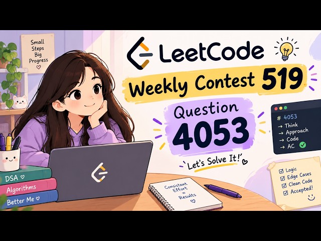 LeetCode 4053 | Make Every Element Palindromic 🔥 | Weekly Contest 519 #leetcode #weeklycontest #dsa