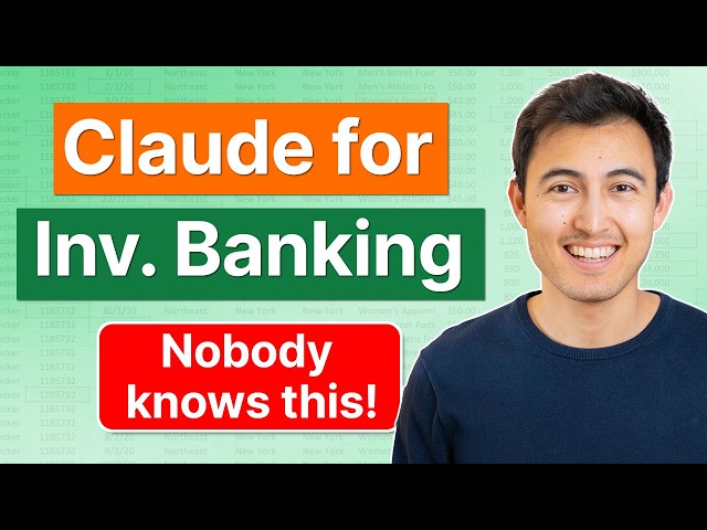 New Claude for Investment Banking is INSANE
