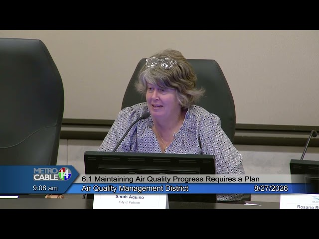 Sacramento Air Quality Management District - August 27, 2026