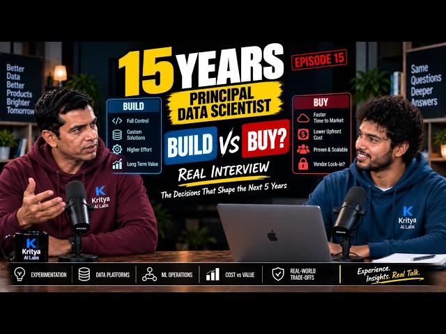 15-Year Data Scientist Interview: What Would You Build vs Buy?