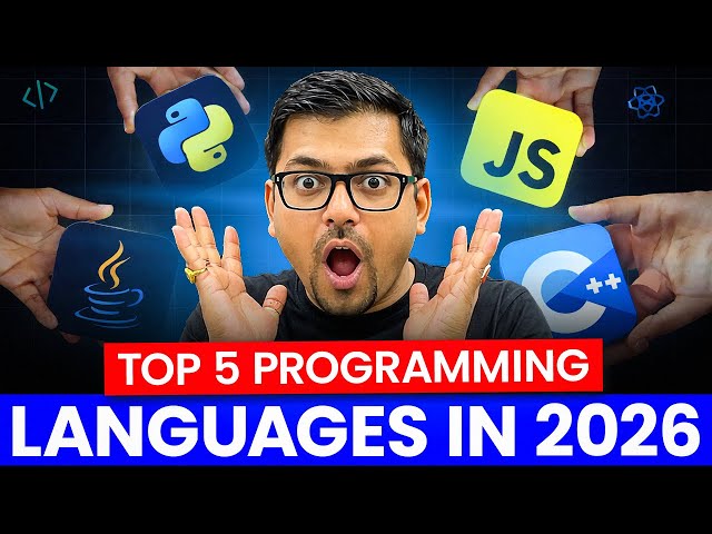 Top 5 Programming Languages to learn in 2026 | Career Growth Guide by Harsh sir