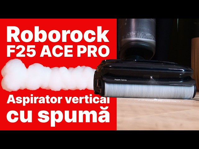 Foam Stick Vacuum - Roborock F25 ACE Pro Review