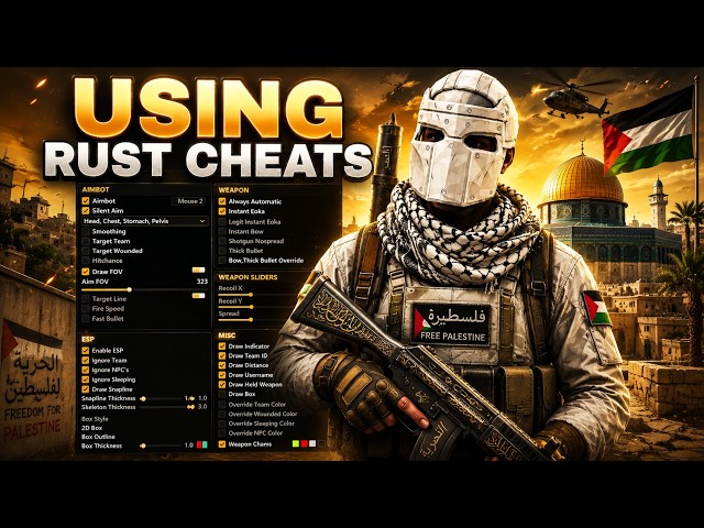 Using Rust Cheats To Wipe Israel - Rust Cheat