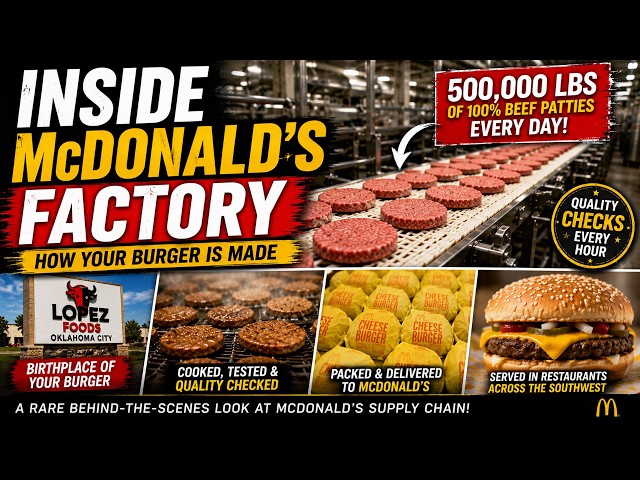 Inside the Factory That Makes 500,000 McDonald’s Burgers a Day