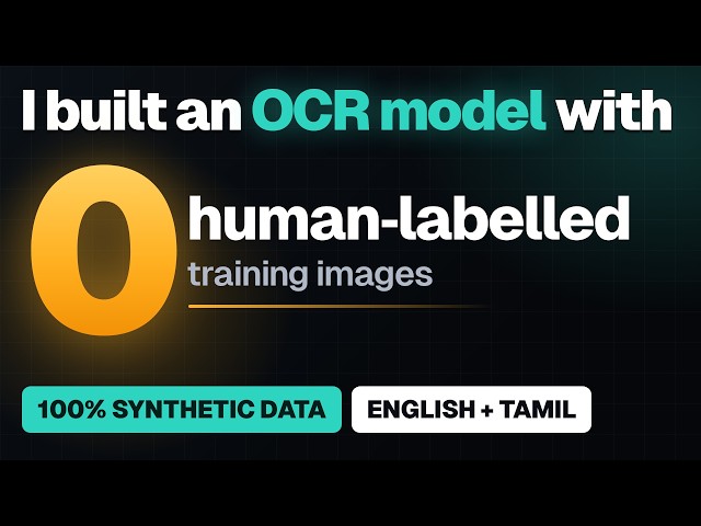 I Built a Free Tamil + English OCR in Python, Without Labelling a Single Image