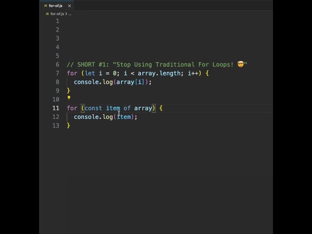 Stop Using Traditional For Loops #coding #frontendcourse #javascript