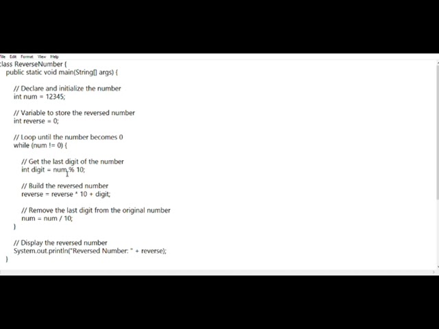 Reverse Number Program in Java | Easy Explanation with Example | Core Java Tutorial