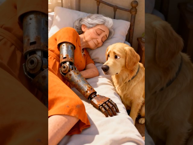 Golden Retriever Dog Stole The Arm From An Angry Grandma!