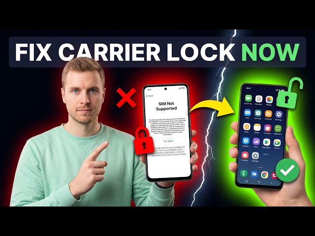 Fast carrier lock fix, unlock any android phone in minutes
