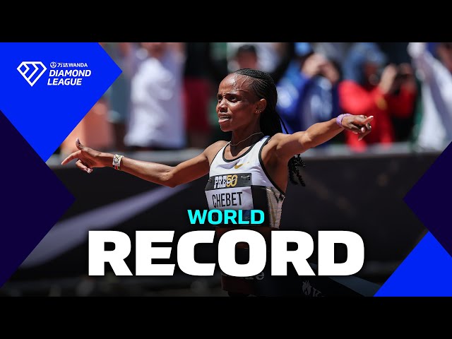 WORLD RECORD | Beatrice Chebet Breaks 14 Min Barrier – Wanda Diamond League