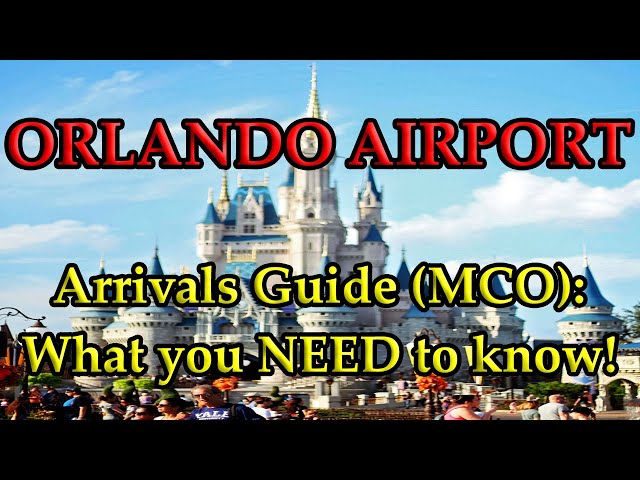 Llegada al Aeropuerto de Orlando (MCO): Guía paso a paso para viajeros. ¡Qué esperar realmente!