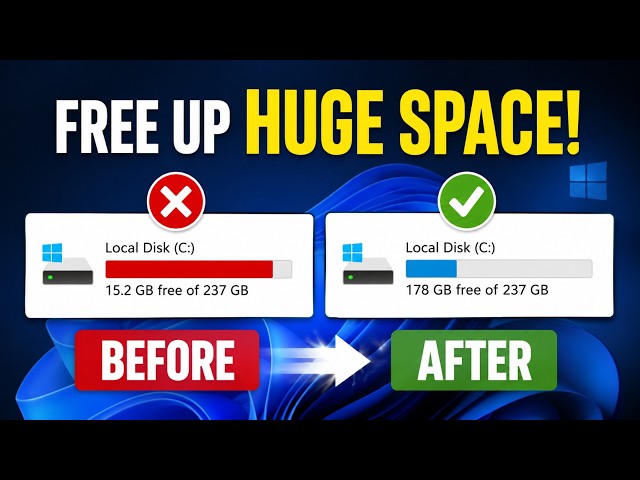 How to Free Up Massive Storage on Your Computer (No Software Needed)