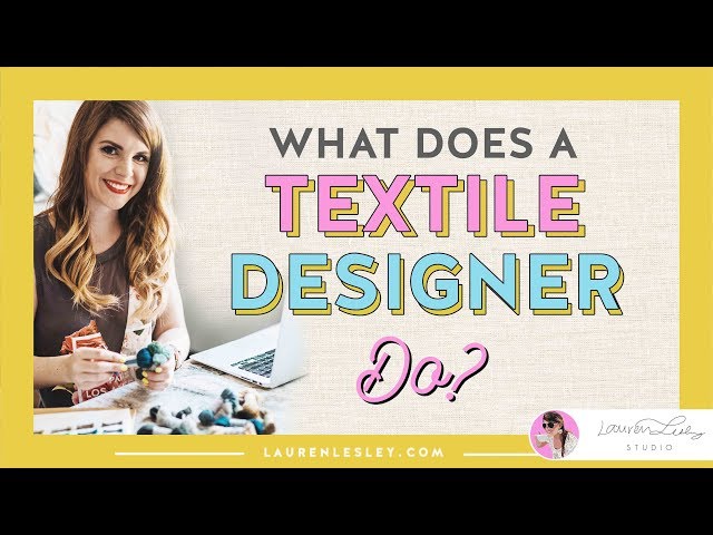 Textile Design Jobs | What Does A Fashion Designer or Textile Designer Do?