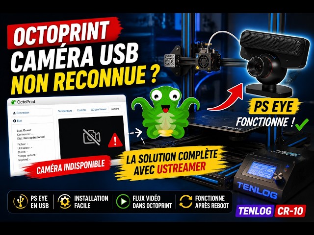 😱 USB CAMERA NOT RECOGNIZED on OCTOPRINT?! Here’s the solution!