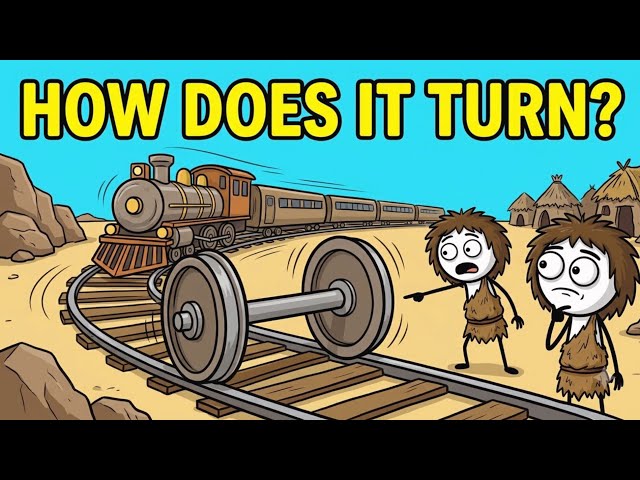 How Do Train Wheels Turn? 🚆#Video 