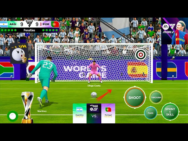 Fc Mobile | World's Game Final • Penalty Shootout ▪︎ Argentina Vs Portugal | Epic Rivalry 🌪️