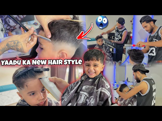 YAADU KA NEW HAIR STYLE😱 || LOOK CHANGE * BEFORE & AFTER  * 