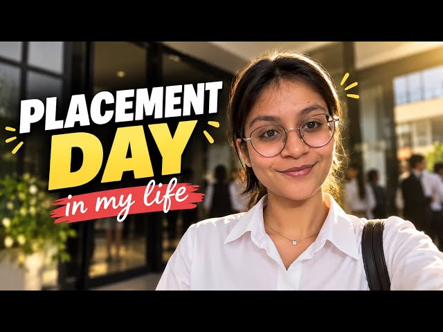 Placement Day in My Life 🎓 | B.Tech Student Placement Vlog 2026