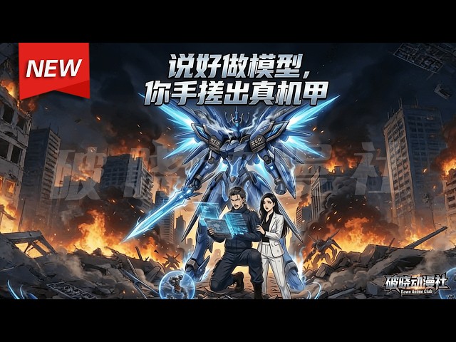 MULTISUB📢新番上线《说好做模型，你手搓出真机甲》第1~102集丨林默意外凭借“神之手”和最野的科技脑洞，用特氟龙涂层硬抗深海高压，用微波炉爆改反隐身雷达，看无证焊工如何书写传奇！#破晓动漫社