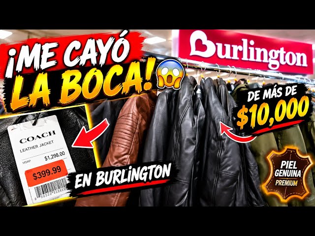 🔥 I WAS PROVED WRONG! 😱 DOZENS OF +$10,000 LEATHER JACKETS AT BURLINGTON