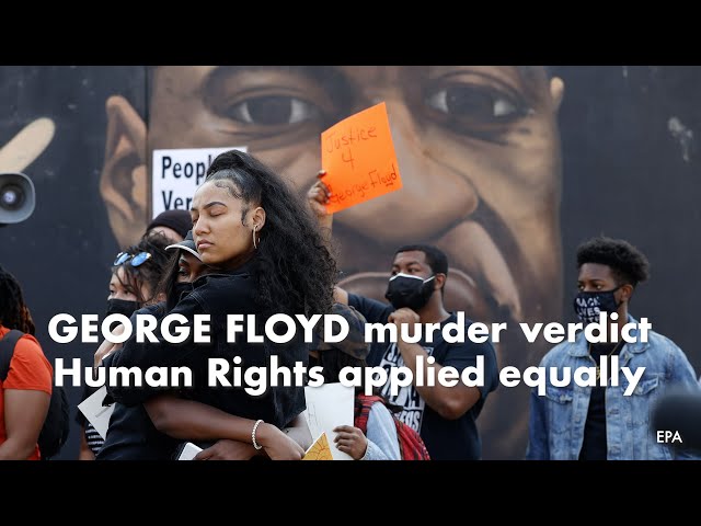 George Floyd verdict - 'a momentous verdict'